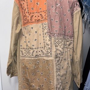 We the free swept up shirt jacket